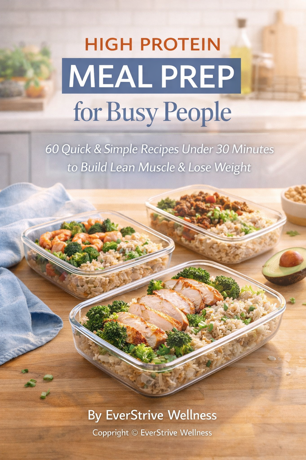High-Protein Meal Prep for Busy People book cover